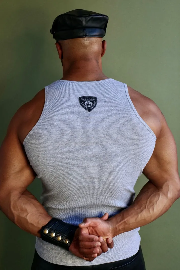 Tom of Finland PASSION Ribbed Tank Grey