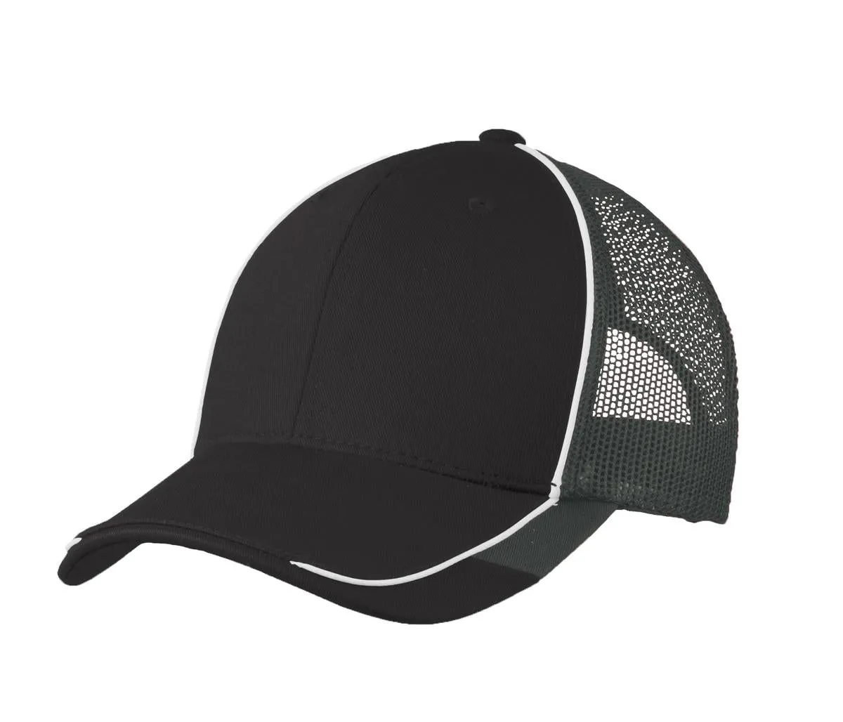 Top Headwear Colorblock Mesh Back Cap