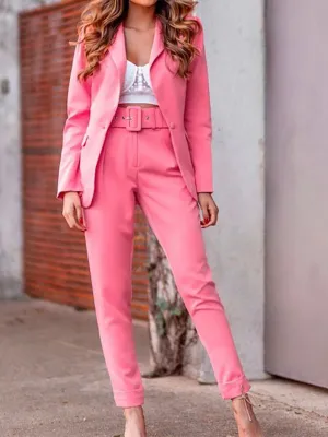 Women's fashionable temperament lapel suit