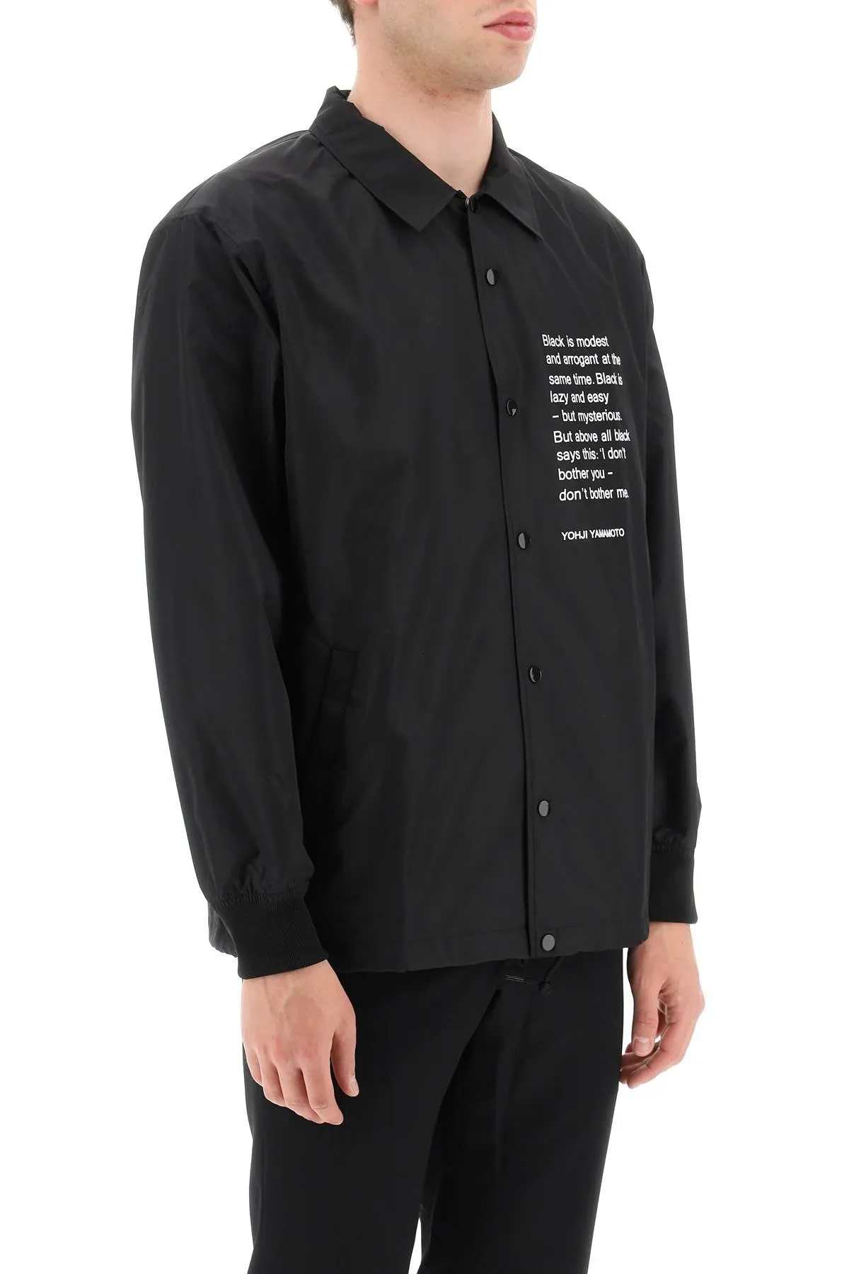 Yohji yamamoto nylon shirt-jacket new era